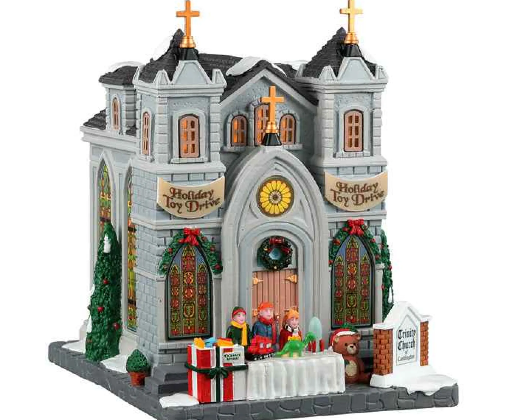 Lemax Village Collection Trinity Church Of Caddington #25884