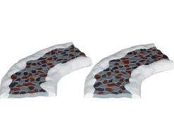 Lemax Village Collection Stone Road - Curved, Set Of 2 #34663