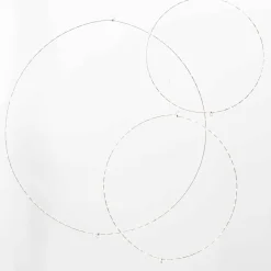 Gerson International Set Of 3 Whimsical Rings, Warm White Battery Operated Led