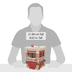 Enesco Snow Village Engine 223 Fire House #6011422