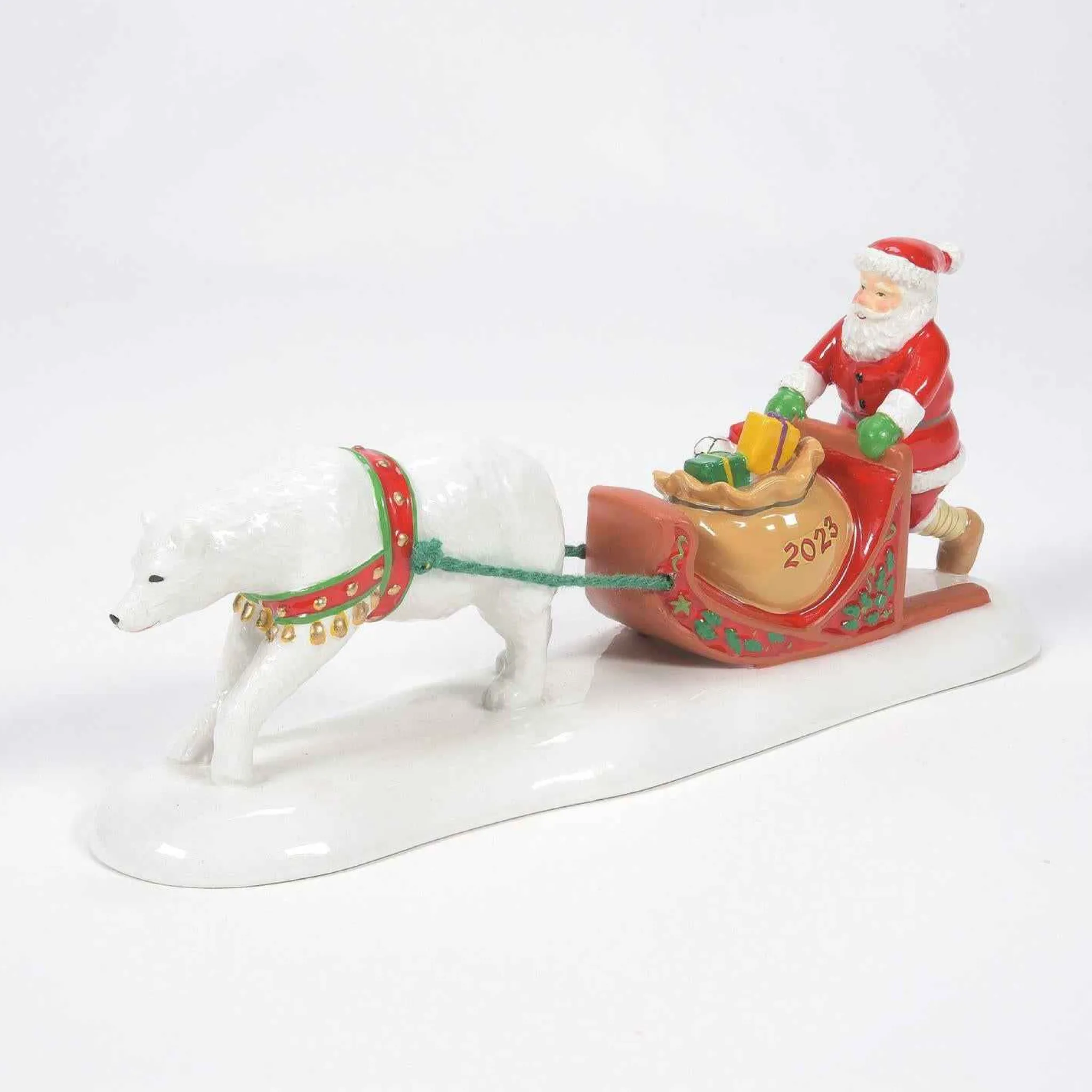 Enesco Snow Village Santa Comes To Town 2023 #6011430